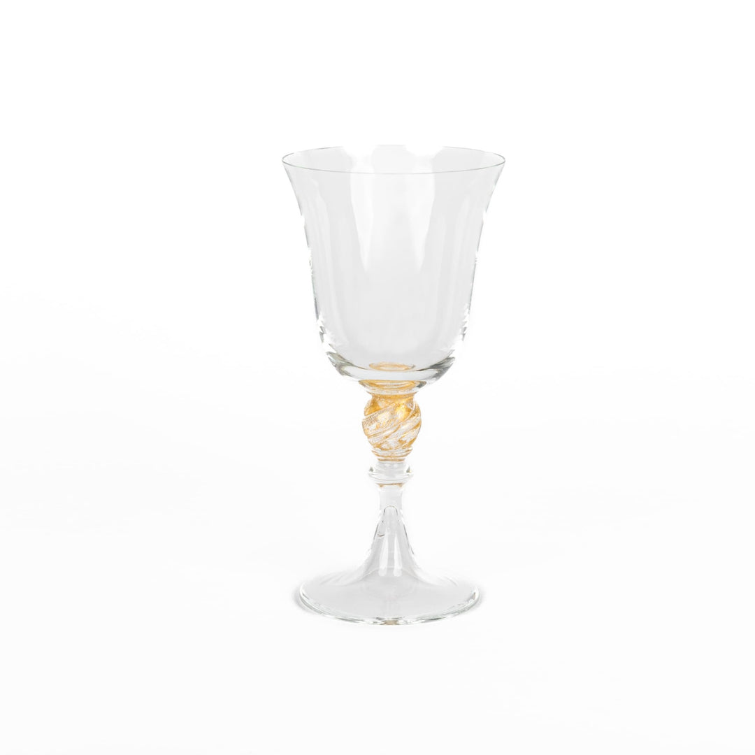 Murano Hand Blown Wine Glass