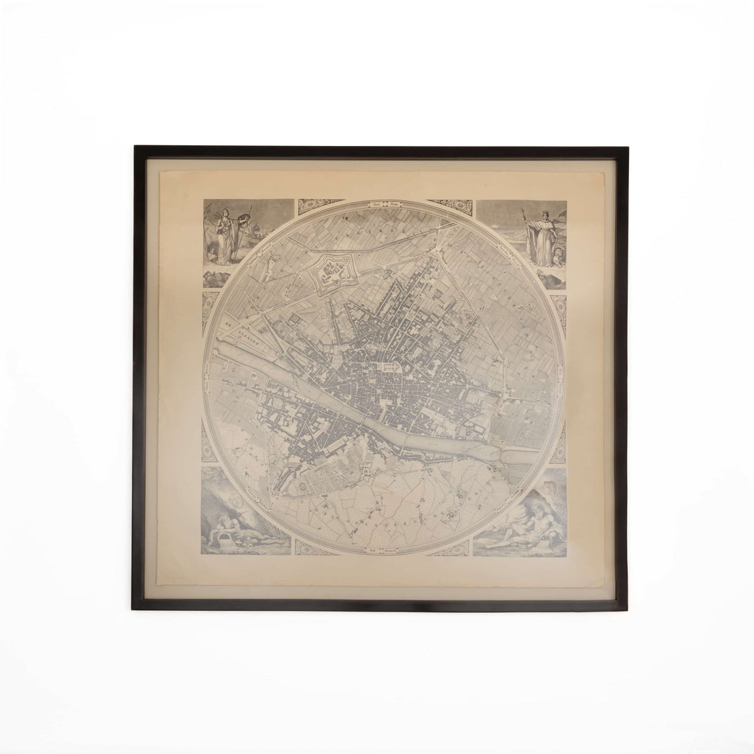 Antique Map of Florence