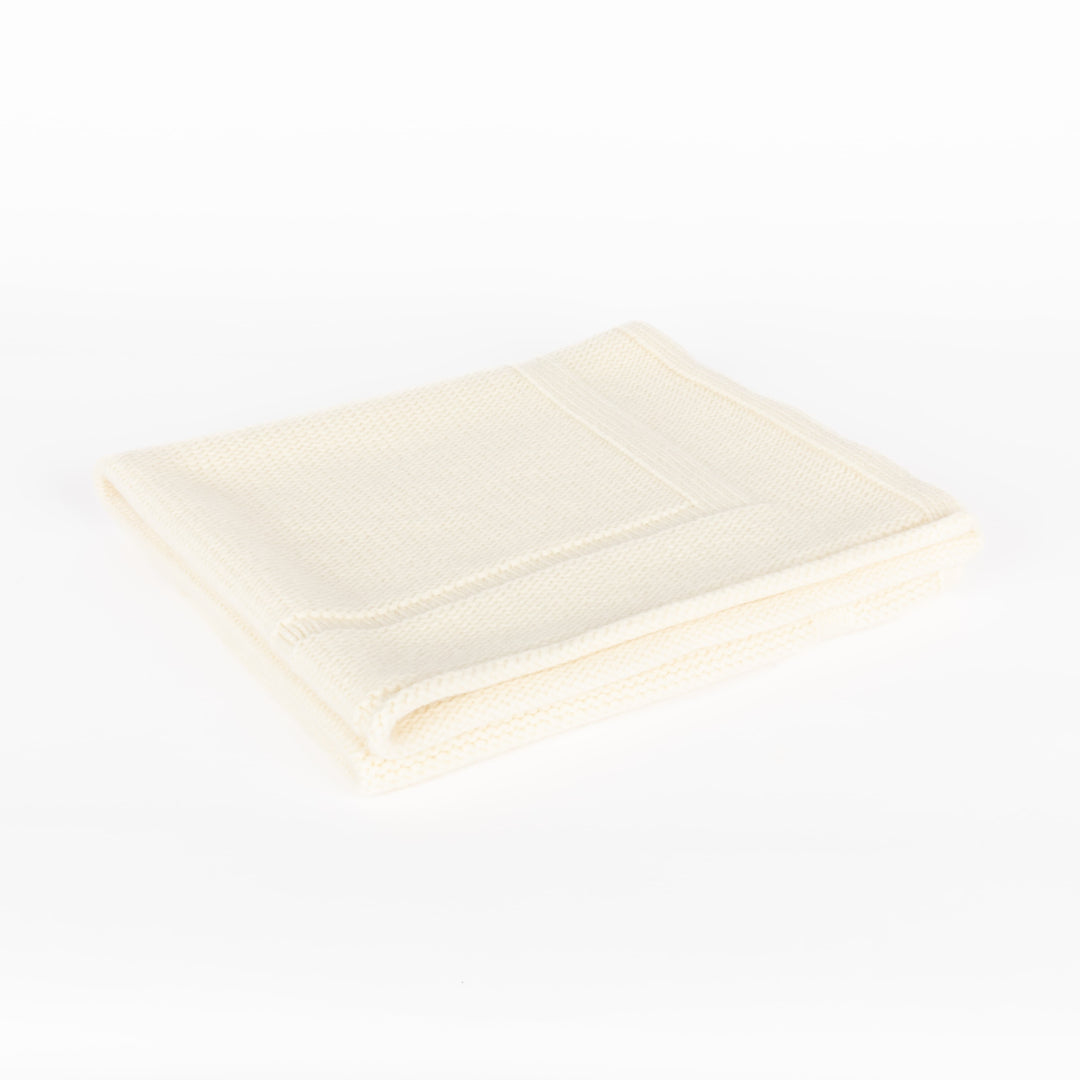 100% Cashmere Knitted Baby Blanket