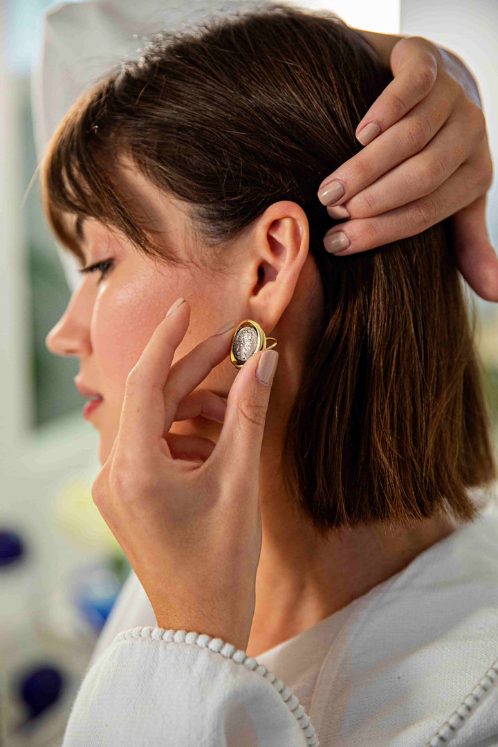 Roman Coin Earrings