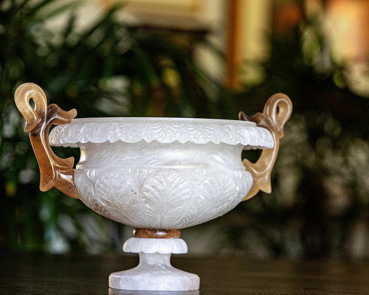 Alabaster Footed Bowl