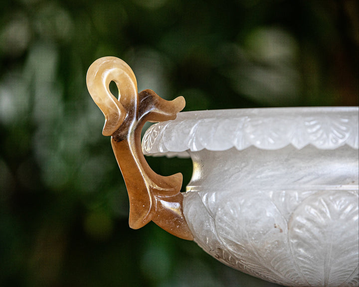 Alabaster Footed Bowl