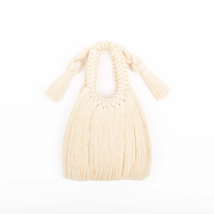 Raw Cotton Thread Clutch