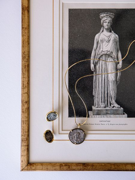 Caryatide Antique Engraving