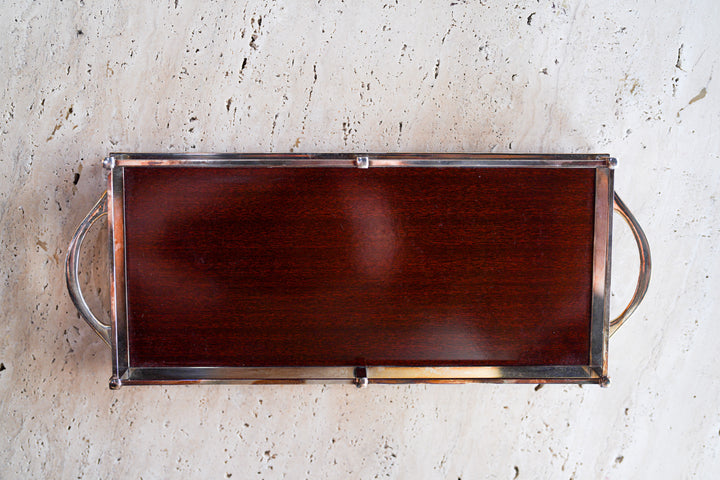 Antique Modern Silver Tray