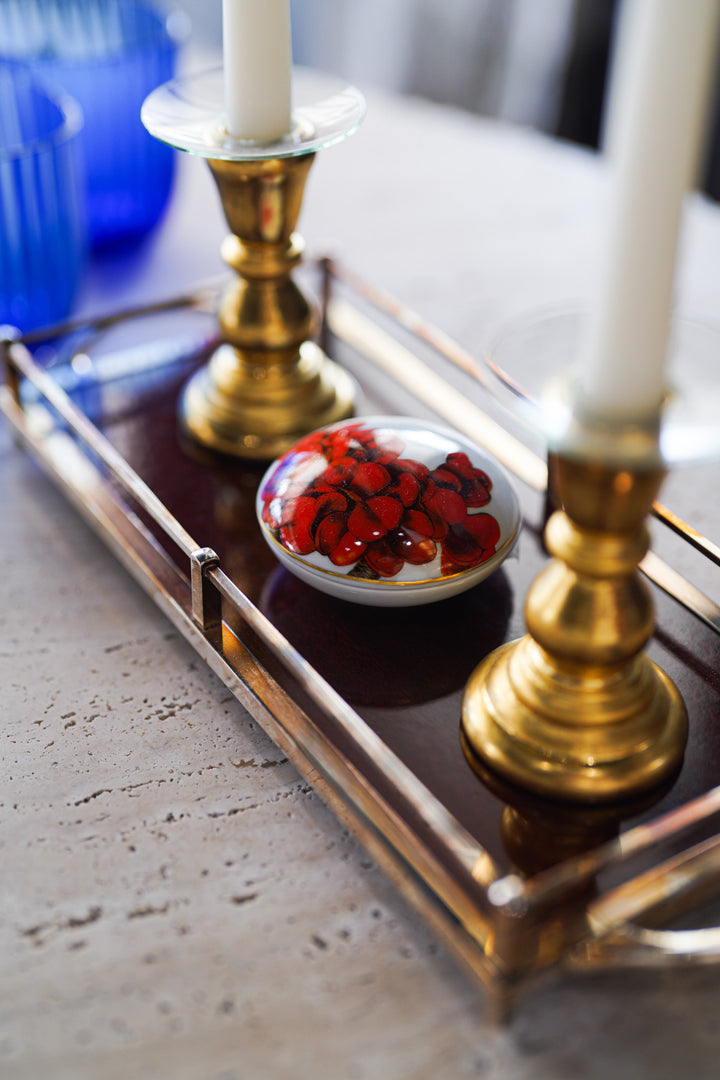 Antique Modern Silver Tray