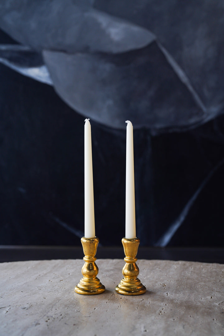 Gilded Candle Holders