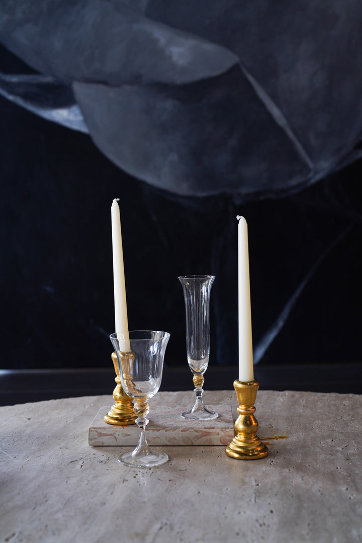 Gilded Candle Holders